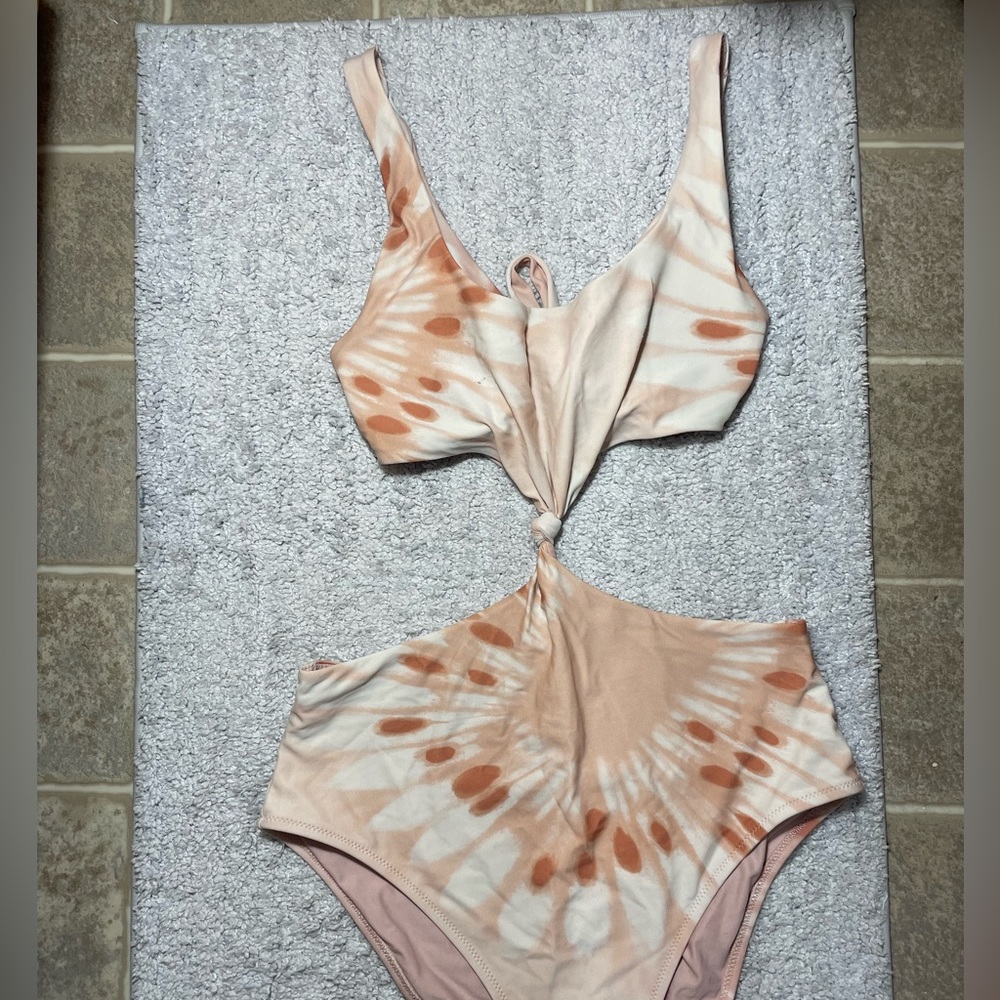 Tie dye twist one piece